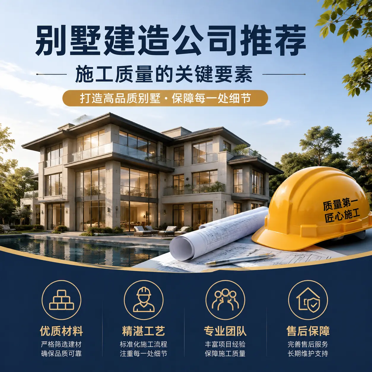 别墅建造公司推荐: 南明 施工质量的关键要素
