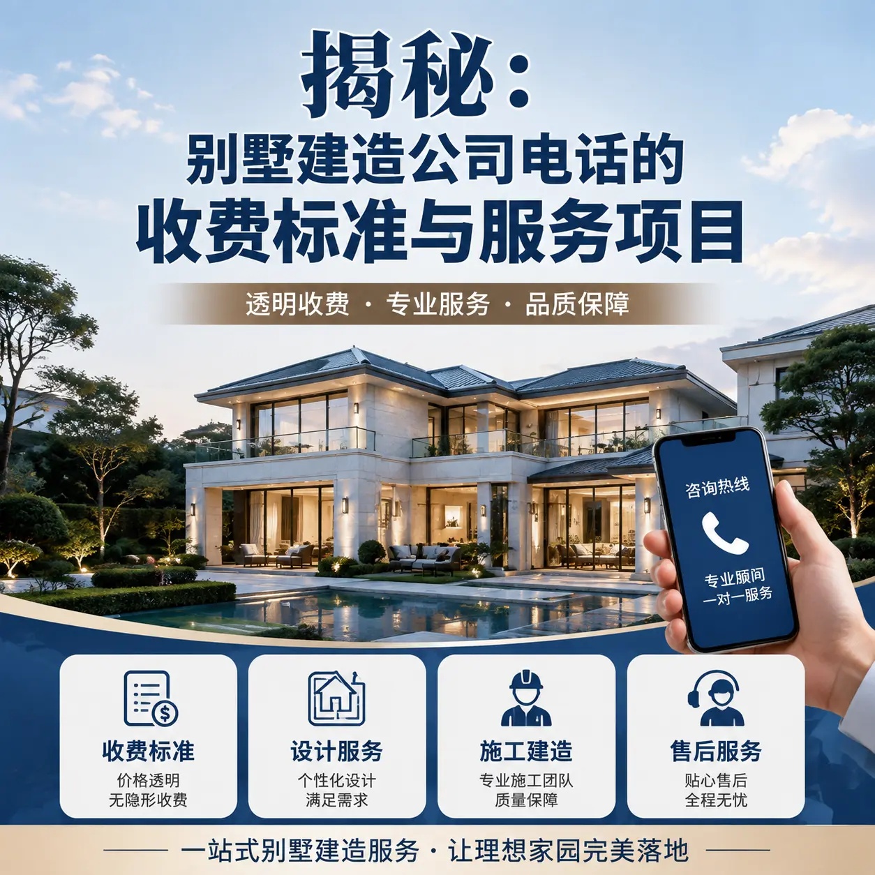 揭秘:南明别墅建造公司电话的收费标准与服务项目