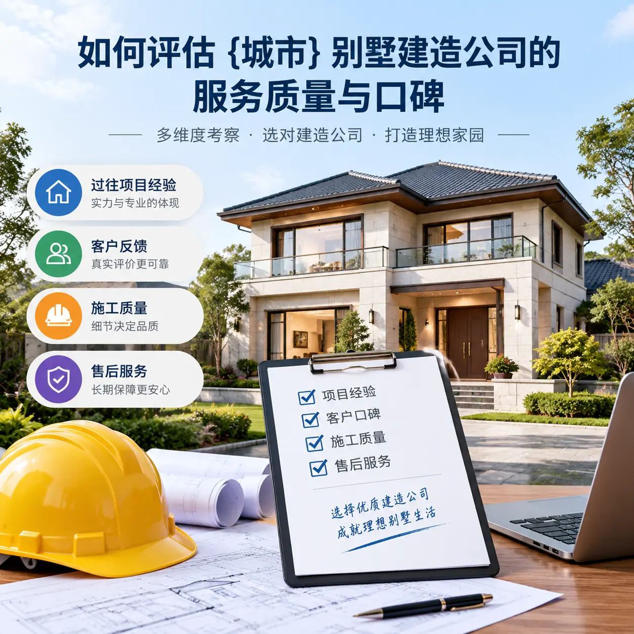 如何评估 南明 别墅建造公司的服务质量与口碑