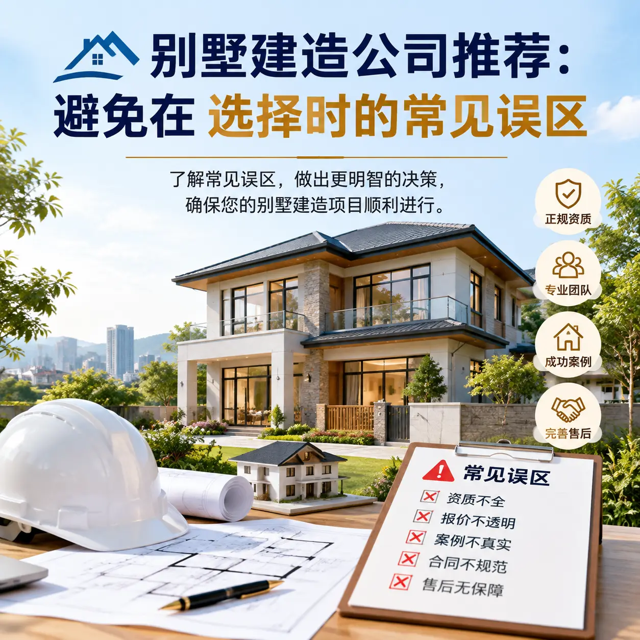 别墅建造公司推荐:避免在 南明 选择时的常见误区