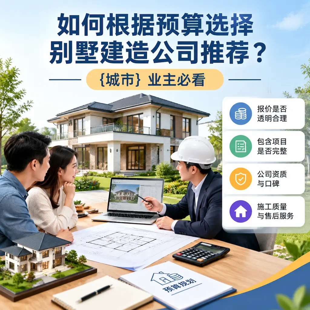 如何根据预算选择别墅建造公司推荐? 南明 业主必看