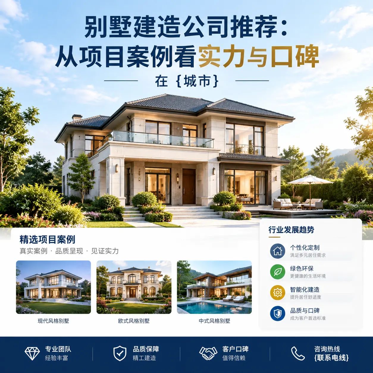 别墅建造公司推荐:从项目案例看实力与口碑在 南明